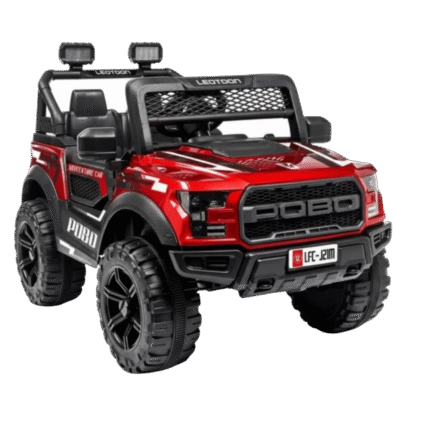 Red Ride-On Jeep