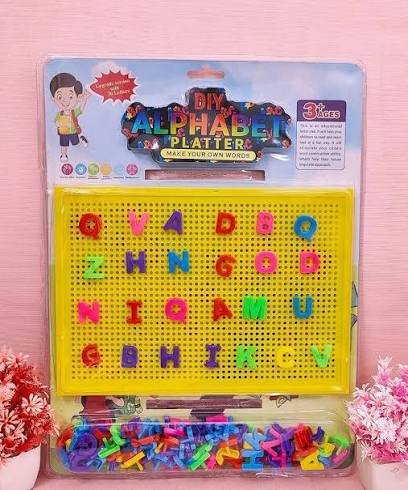 Diy Alphabet platter (Big)